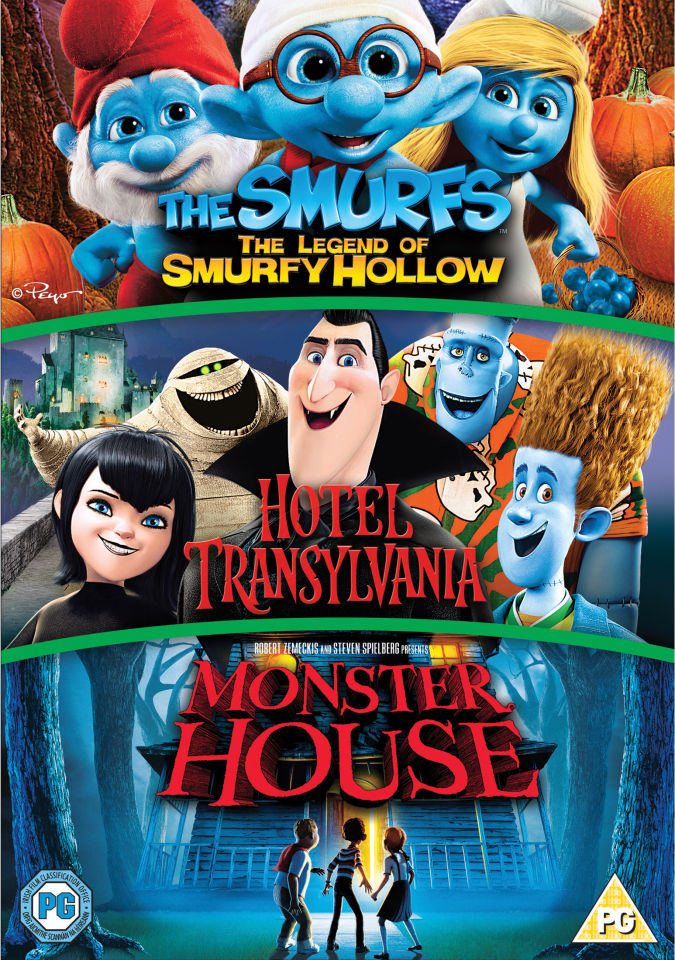 Hotel Transylvania/Monster House/Smurfy Hollow DVD Zavvi