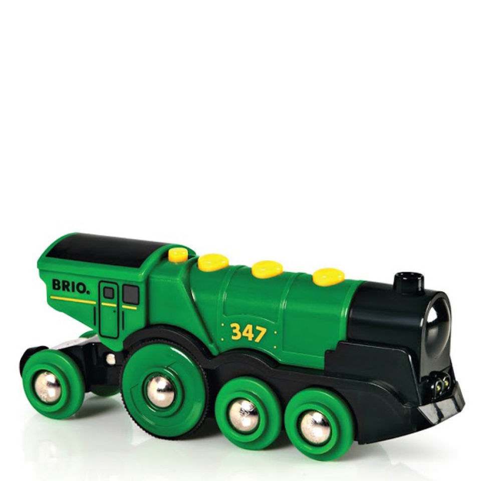 Locomotive verte puissante à piles -Brio