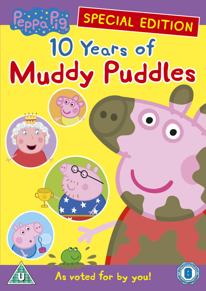 Peppa Pig - 10 Years of Muddy Puddles DVD - Zavvi UK