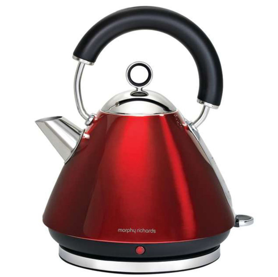 Morphy Richards Accents Traditional Kettle - Red Homeware | TheHut.com