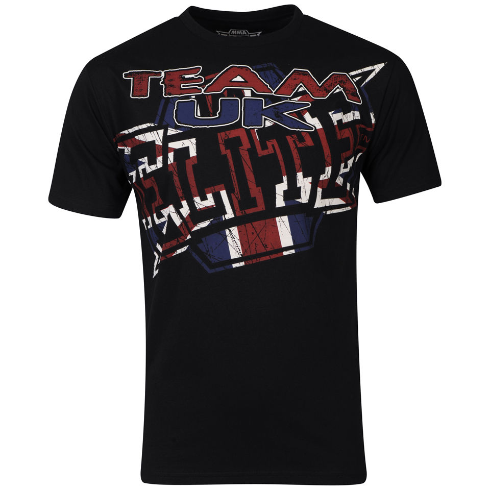 MMA Elite Men's UK TShirt Black Clothing