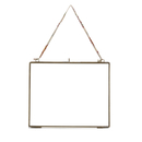 Nkuku Kiko Antique Brass Glass Frame - Landscape 8 x 10"