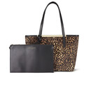 Ted Baker Women's Jenny Exotic Front Crosshatch Small Shopper Bag - Tan