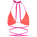 L'Agent by Agent Provocateur Women's Eleena Bikini Top - Neon Melon/Pink