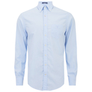 GANT Men's Washed Pinpoint Oxford Long Sleeve Shirt - Ice Blue