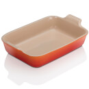 Le Creuset Stoneware Large Heritage Rectangular Roasting Dish - 32cm - Volcanic