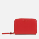 Offerte prezzi Lulu guinness women s small zip around wallet - red Lulu guinness women s small zip around wallet - red