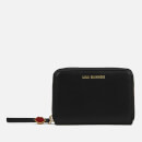 Offerte prezzi Lulu guinness women s small zip around wallet - black Lulu guinness women s small zip around wallet - black