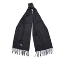 Barbour Men's Plain Lambswool Scarf - Charcoal