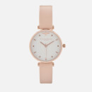 Olivia Burton Women's Queen Bee T-Bar Watch - Nude Peach/Rose Gold