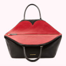 Lulu Guinness Women's Large Peekaboo Lip Valentina Tote Bag - Black
