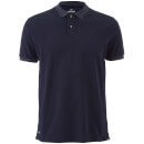 Polo Homme Compton Threadbare - Bleu Marine - S - Navy