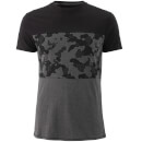 T-Shirt Homme Threadbare Independence Camouflage - Charbon - S - Gris