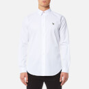 PS by Paul Smith Men's Zebra Logo Long Sleeve Shirt - White