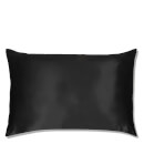 Image of Slip Silk Pillowcase - Queen (Various Colours) - Black 853218006018