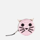 Offerte prezzi Karl lagerfeld women s k/kuilted pink cat coin purse - metallic pink Karl lagerfeld women s k/kuilted pink cat coin purse - metallic pink