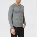 Superdry Men's Orange Label Cotton Crew Neck Jumper - Ash Grey Grit