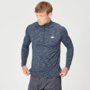 Maglia Performance con cerniera 1/4 - Blu nautico - XXXL