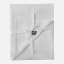 in homeware Chevron Matelassé Throw Blanket - White