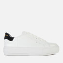Kurt Geiger London Women's Laney Leather Flatform Trainers - White/Black