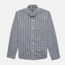 Tommy Hilfiger Boys' Long Sleeve Gingham Shirt - Sky Captain