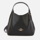 Coach Women's Polished Pebble Leather Hadley Hobo 21 - Black