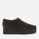 Clarks Originals Women's Wallacraft Low Nubuck Flatform Shoes - Black