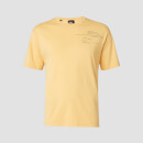 T-shirt Rest Day Staggered Slogan MP da uomo - Oro vecchio - XS
