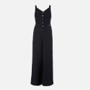 Superdry Women's Eden Linen Jumpsuit - Eclipse Navy