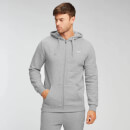 Felpa con cappuccio e cerniera MP Essentials da uomo - Grigio mélange - XXXL