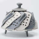 Joseph Joseph Bloom Steel Folding Steamer Basket - Silver