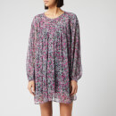 Isabel Marant Women's Orion Blooming Silk M Dress - Faded Night