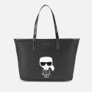 Karl Lagerfeld Women's K/Ikonik Nylon Tote Bag - Black