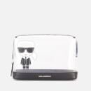 Karl Lagerfeld Women's K/Ikonik Transparent Pouch - White