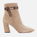 Coach Women's Teri Suede Heeled Boots - Oat