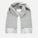 Vivienne Westwood Women's Embroidered Wool Scarf - Light Grey