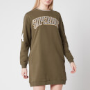 Superdry Women's Coded Sweat Dress - Olive Night
