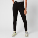 Calvin Klein Jeans Women's 010 High Rise Skinny Jeans - Eternal Black