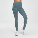 MP Women's Raw Training Seamless Leggings - Deep Sea Blue - XS