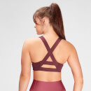 Reggiseno sportivo Composure Repreve® MP - Rosso scuro slavato - S