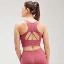 MP Women's Power Longline Sports Bra - Berry Pink - S