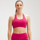 MP Women's Power Cross Back Sports Bra - Virtual Pink - S