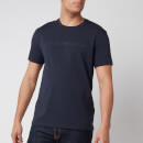 Emporio Armani Men's Textured Logoband T-Shirt - Blue