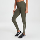 MP Women's Branded Training Leggings - Dark Olive - XXS