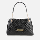 Love Moschino Women's Quilted Shoulder Bag - Black