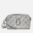 Marc Jacobs Women's The Softshot 17 Quilted Metallic Bag - Silver