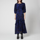 RIXO Women's Cheryl Dress - Zebra Navy