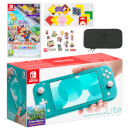 Nintendo Switch Lite (Turquoise) Paper Mario: The Origami King Pack
