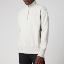 Superdry Men's Sportstyle Half Zip Track Top - Pale Grey Marl