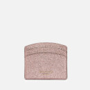 Kate Spade New York Women's Spencer Glitter Card Holder - Rose Gold